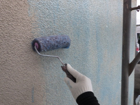 剥離剤を塗っていきます