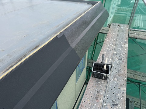 パラペット上塗り塗装