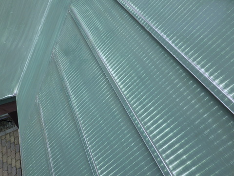 屋根研磨完了！