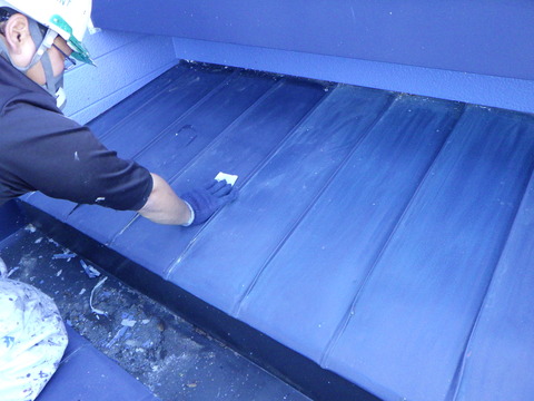 屋根下地研磨処理