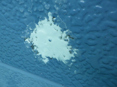 外部用補修材で形成