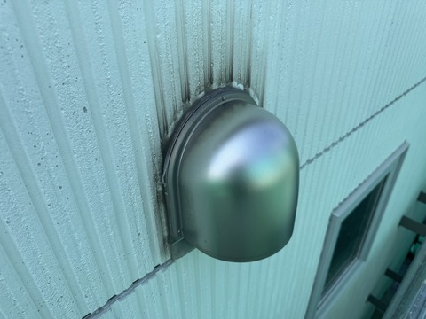 換気口にもシリコン汚染が発生しています