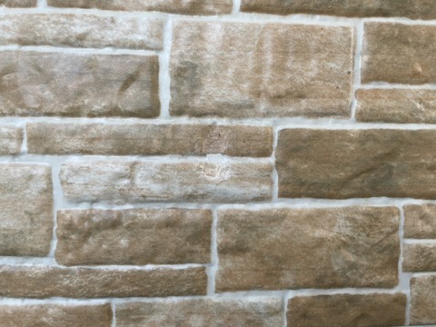 補修材充填後の色付け