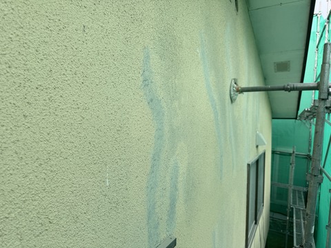 ディスクグラインダーで除去しました