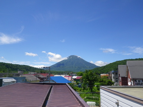 こっちが蝦夷富士、羊蹄山です!