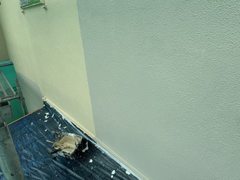 上塗りフッ素塗装