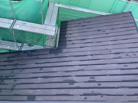 屋根サビ止めタッチアップ塗装