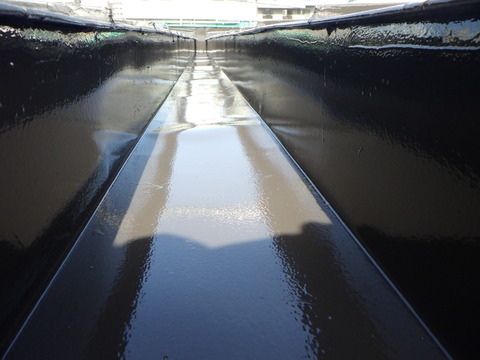 ダクト内も塗装