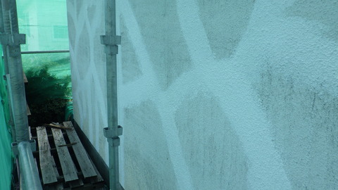 外壁クラック刷込み補修