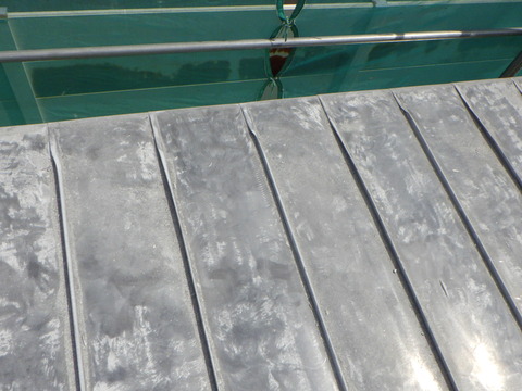 電動工具による研磨処理後