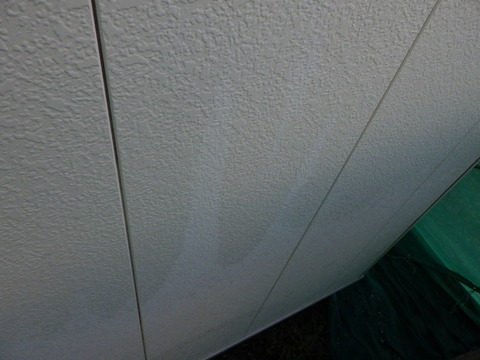 チョーキング層が洗浄で取れました