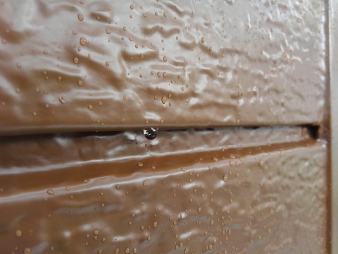 3部艶でも撥水性は高い