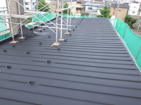 黒色サビ止め塗装完了