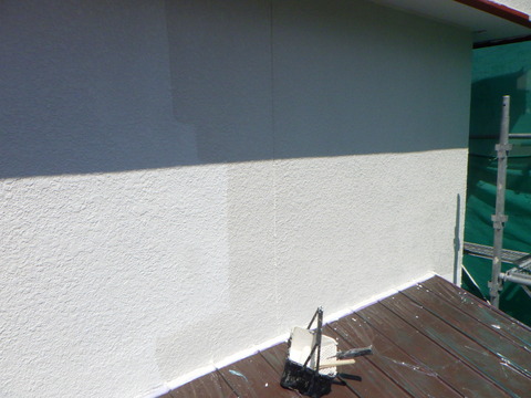 外壁中塗り