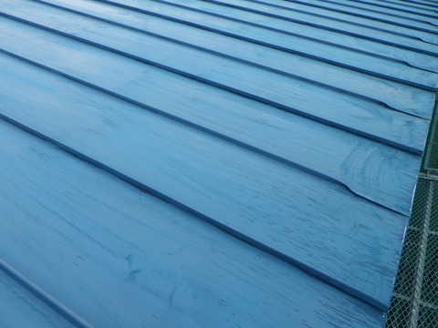 屋根下地処理研磨作業