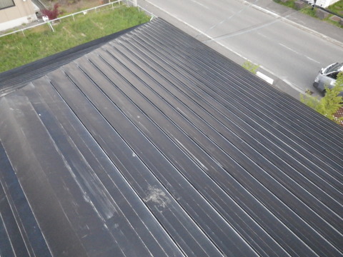 ずいぶん白ぼけている？前回塗装の塗料希釈率に影響がありそうです