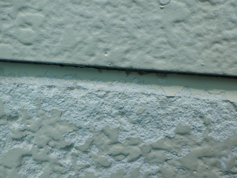 基材表層も剥がれたようです