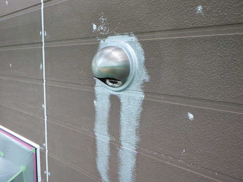 換気口シリコン処理