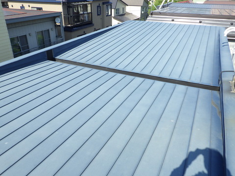 経過１４年の屋根