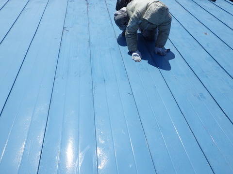 塗装前には全面研磨します！