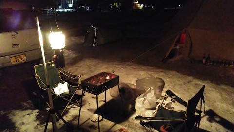 今回はバーベキュースタイルで夕食