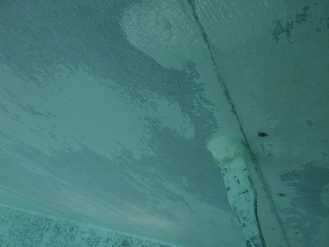 白色サビ止め塗装