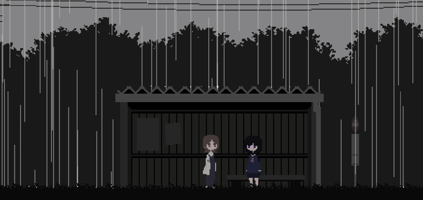 上弦の月:花束と通り雨プレイ記