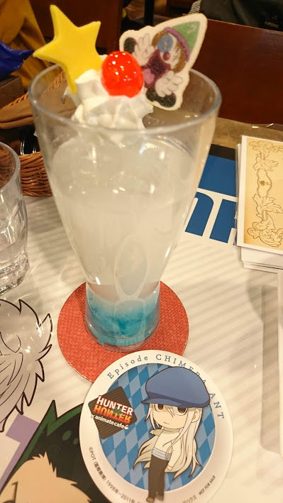 アニメイトカフェ ハンター ハンターコラボカフェ キメラアント編 行ってきました コラボカフェがすきです