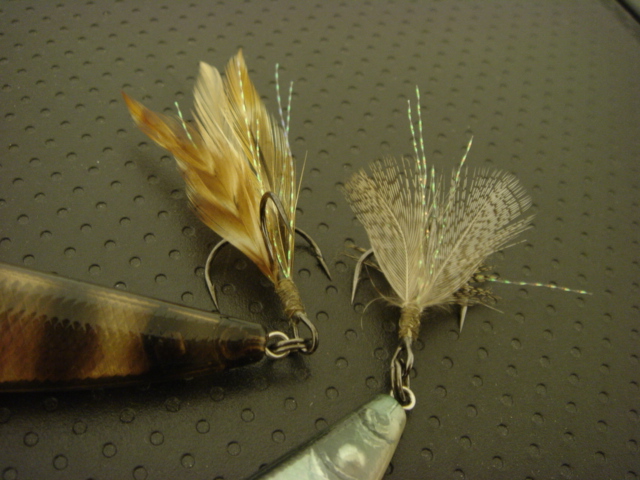 ポッパーじゃなくてもフェザーフック Green Eyes Lure