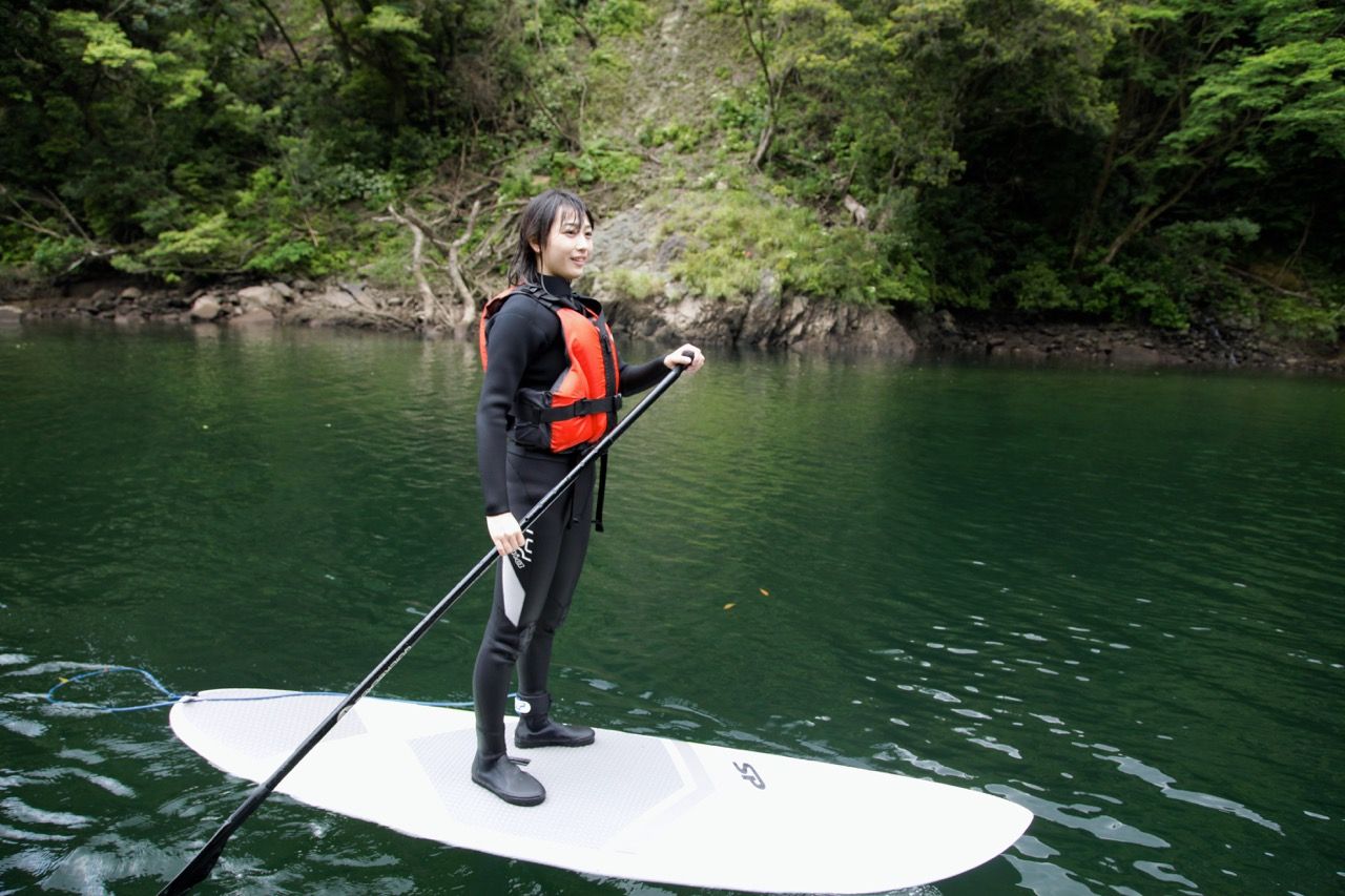 かずみーぬ”とSUP体験！ : 屋久島を自由に旅する GREEN MOUNT