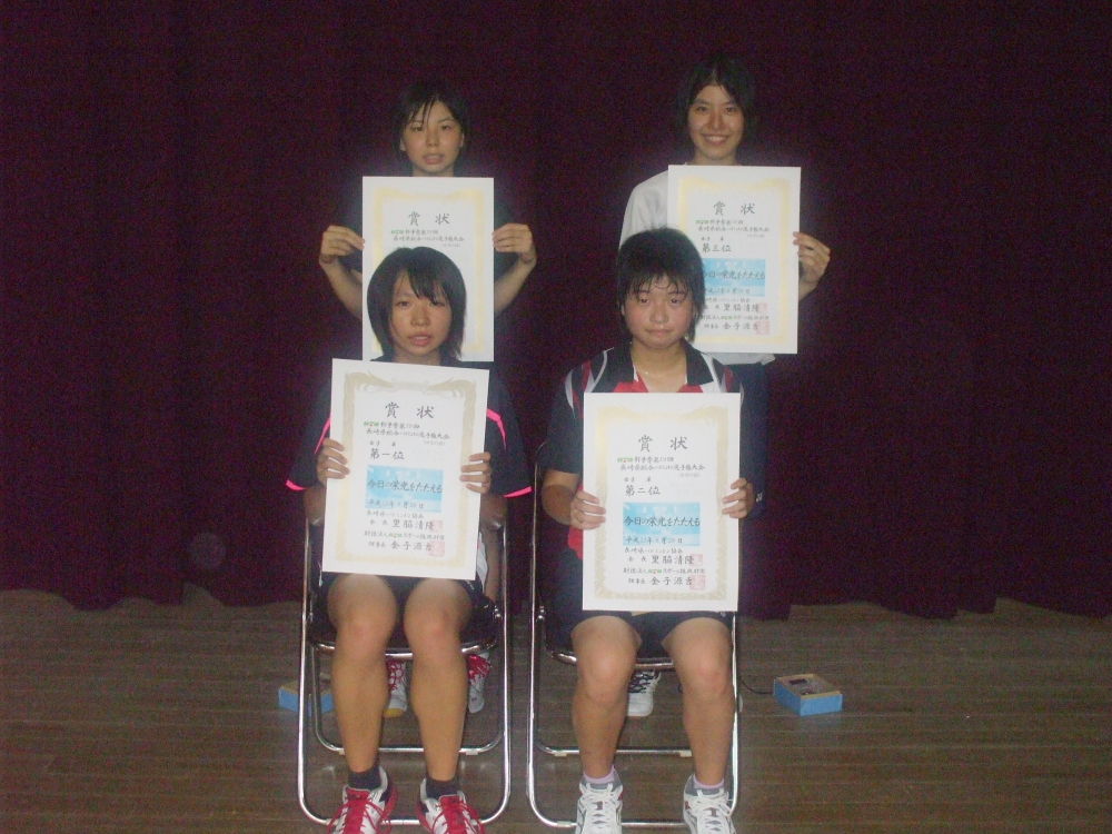 Ktn杯中学の部 女子 グリーンスポーツ 佐世保市のバドミントン ソフトテニス専門店