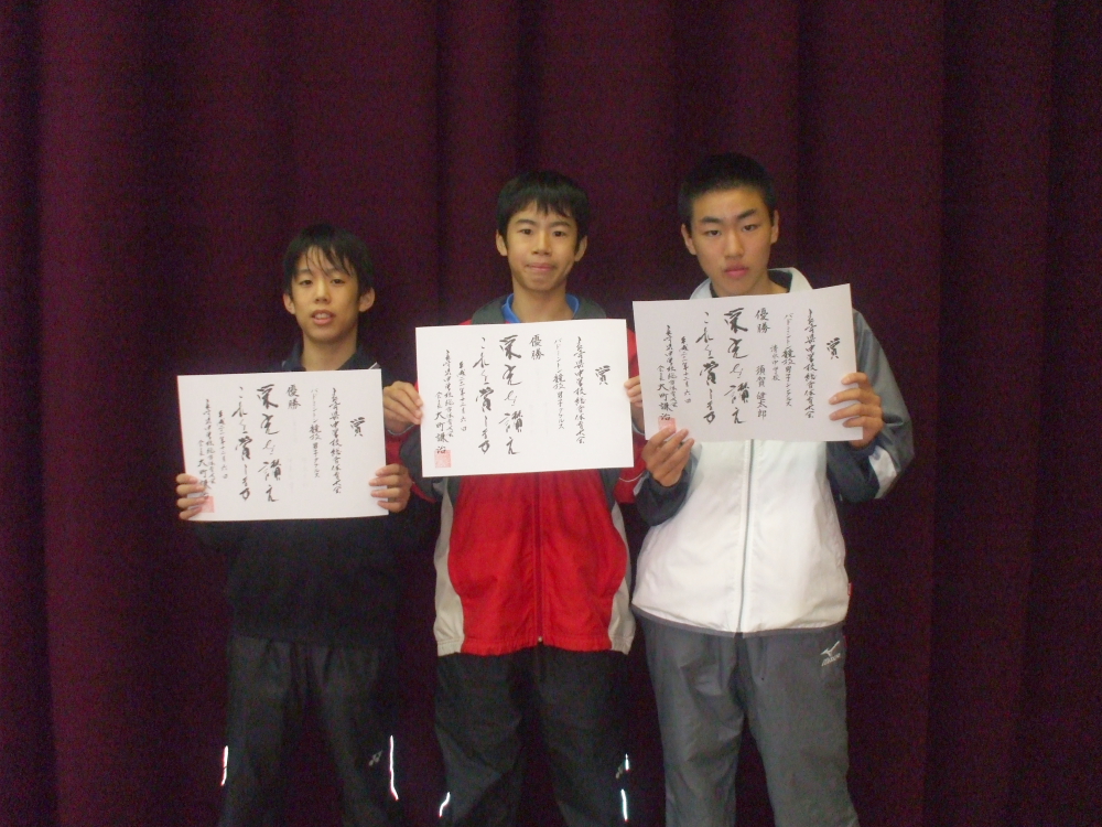 長崎県中学校バドミントン新人大会 グリーンスポーツ 佐世保市のバドミントン ソフトテニス専門店