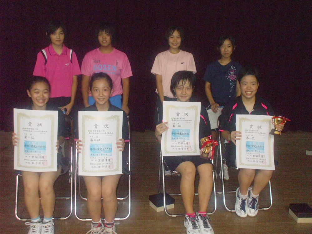 Ktn杯中学の部 女子 グリーンスポーツ 佐世保市のバドミントン ソフトテニス専門店