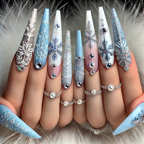 冬ギャルネイル