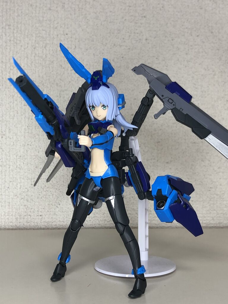 メガミデバイス改造 ゼルフィカール完成 紫の倉庫 仮