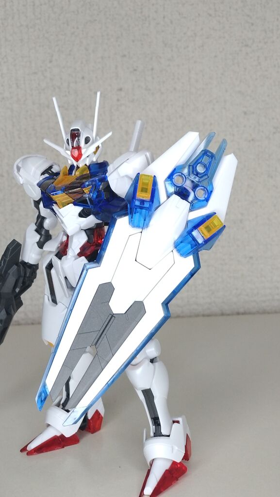 HGガンダムエアリアル＆ガンダムルブリス(ソリッドクリアver