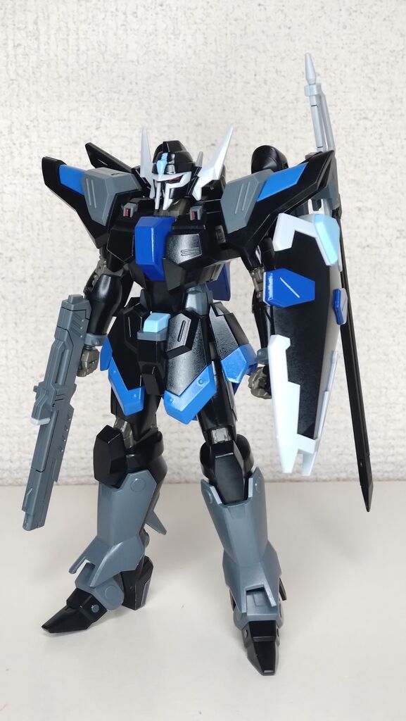 塗装完成品 ブラックナイトスコードルドラ HG 1/144 ブラックナイトスコードルドラ(仮)の塗装完成見本を