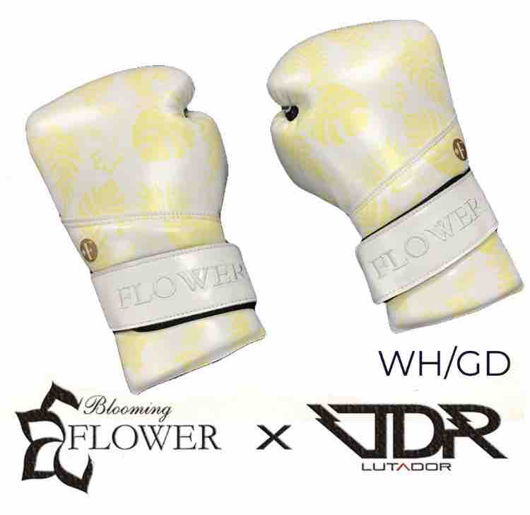 E-Flower ボクシンググローブ フラワーパターン　16-OZ FLOWER BOXING GLOVE BK PINK LINE | 競技別商品,ボクシング | GRIT