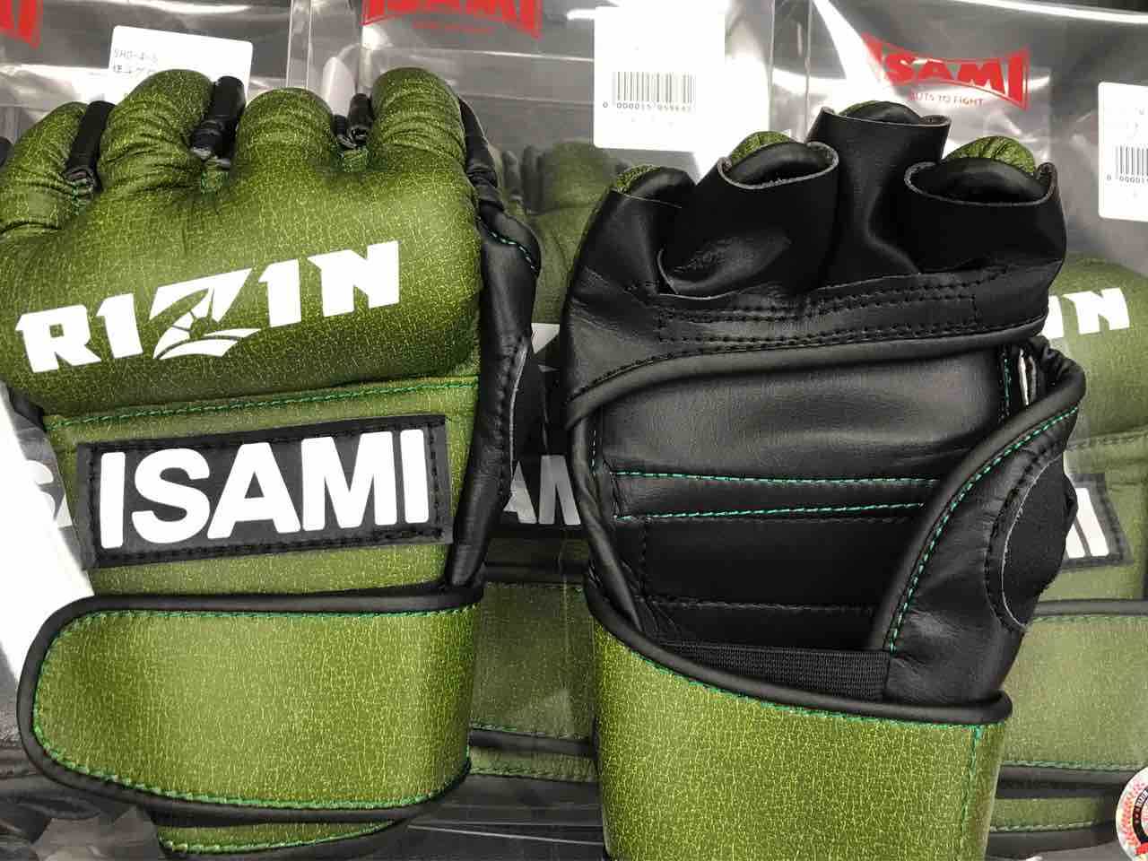 RIZIN 丸い オープンフィンガーグローブ RIZIN 丸い オープンフィンガーグローブ