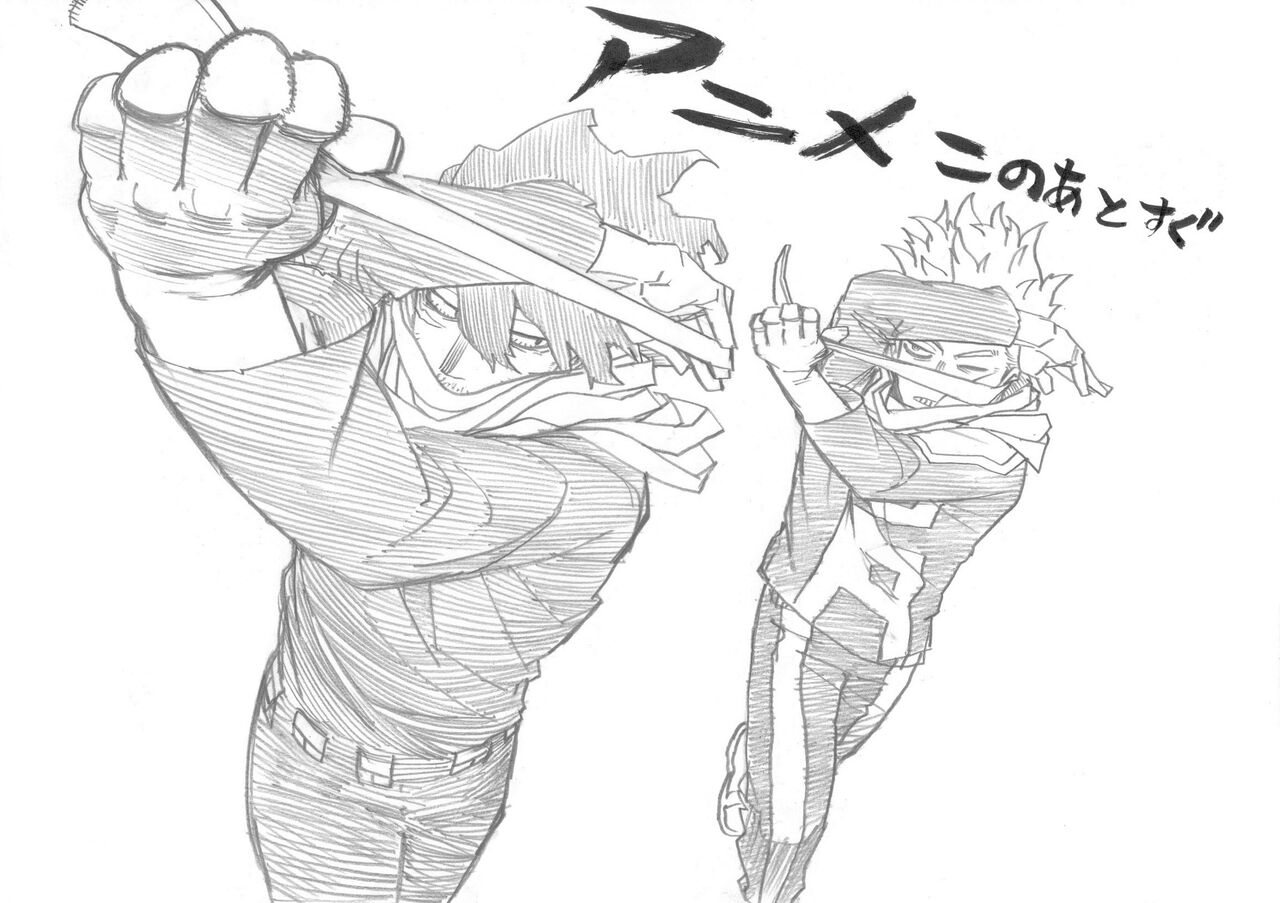 画像 ヒロアカ作者の堀越耕平さん 謎の絵を描く ジャンプまとめサイト 考察 伏線 予想 感想