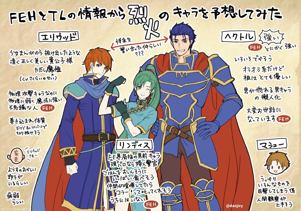 Feh 烈火エアプのこれ大体あってる気がする ルフレch ファイアーエムブレムヒーローズ攻略まとめ速報