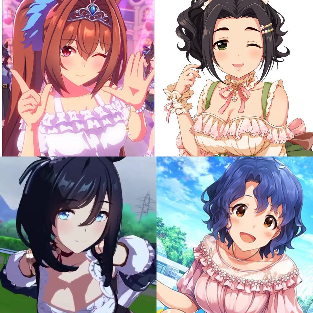 【ウマ娘】肩紐のついたすだれみたいな服好き リアルの女の人もこういうの増えて欲しい