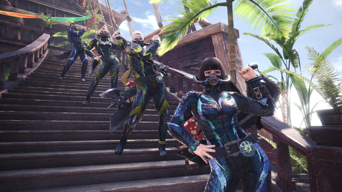 Mhw 受付嬢着せ替え衣装 太陽のパレオ モンハンまとめ速報 モンハンライズ攻略 Mhw 受付嬢着せ替え衣装 太陽のパレオ モンハンまとめ速報 モンハンライズ攻略