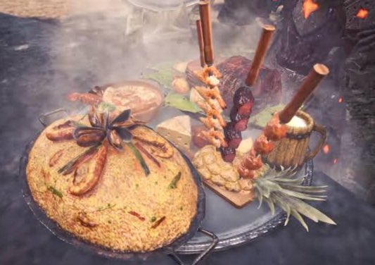 Mhrise ワールドの時の食事は美味しそうだったなあ モンハンライズ モンハンまとめ速報 モンハンライズ攻略