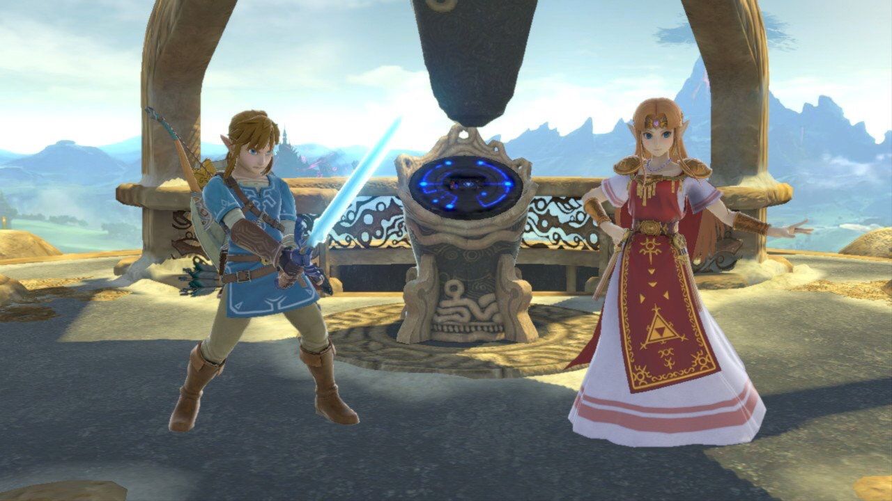 スマブラsp ブレワイリンクと神トラゼルダがお似合いで なんか ちくしょう ってなる クッパch スマブラspまとめ速報