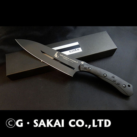 サビニャイフキッチン3ブラックブレード牛刀サーバルキャットver①