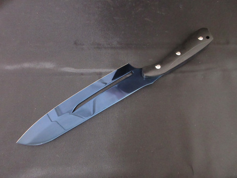 サビナイフキッチン３ミラーブルー②