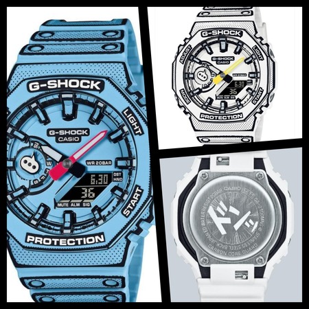 新品・未使用 GA-2100 カシオーク マンガ風 腕時計 マンガの世界から飛び出してきた！？ G-SHOCK新作「GA-2100MNG」が登場