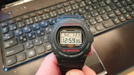 G-SHOCK × BEAMS ！今回ベースは35周年復刻のDW-5750。型番DW5750BE