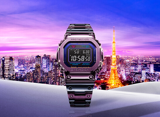 東京の夕闇がモチーフ！ブルーとパープル、バイカラーの「GMW-B5000PB